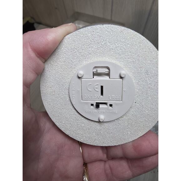 Spun Blown Glass Lighted Ornament Snowman Christma Tree Changes Color Gift Box - Picture 9 of 13